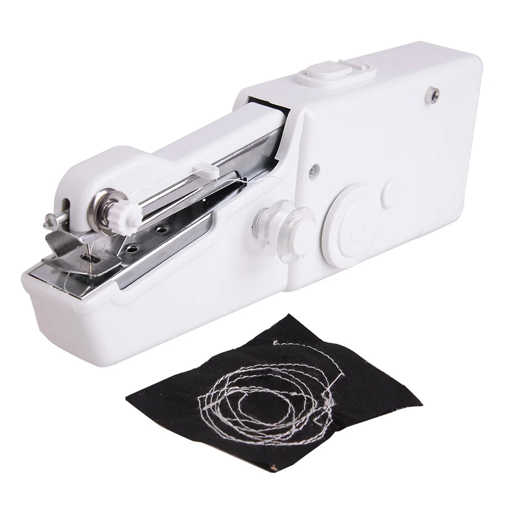Anpro Ручной мини швейная машина портативный бытовой беспроводной электрический инструмент для вышивания для быстрого ремонта DIY дома путешествия строчка