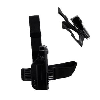 

Military Shooting Drop Leg Holster Tactical Psitol Thigh Hoslters Airsoft Hutning Leg Holster for GLOCK 17 18 19 21 22 23 26 31