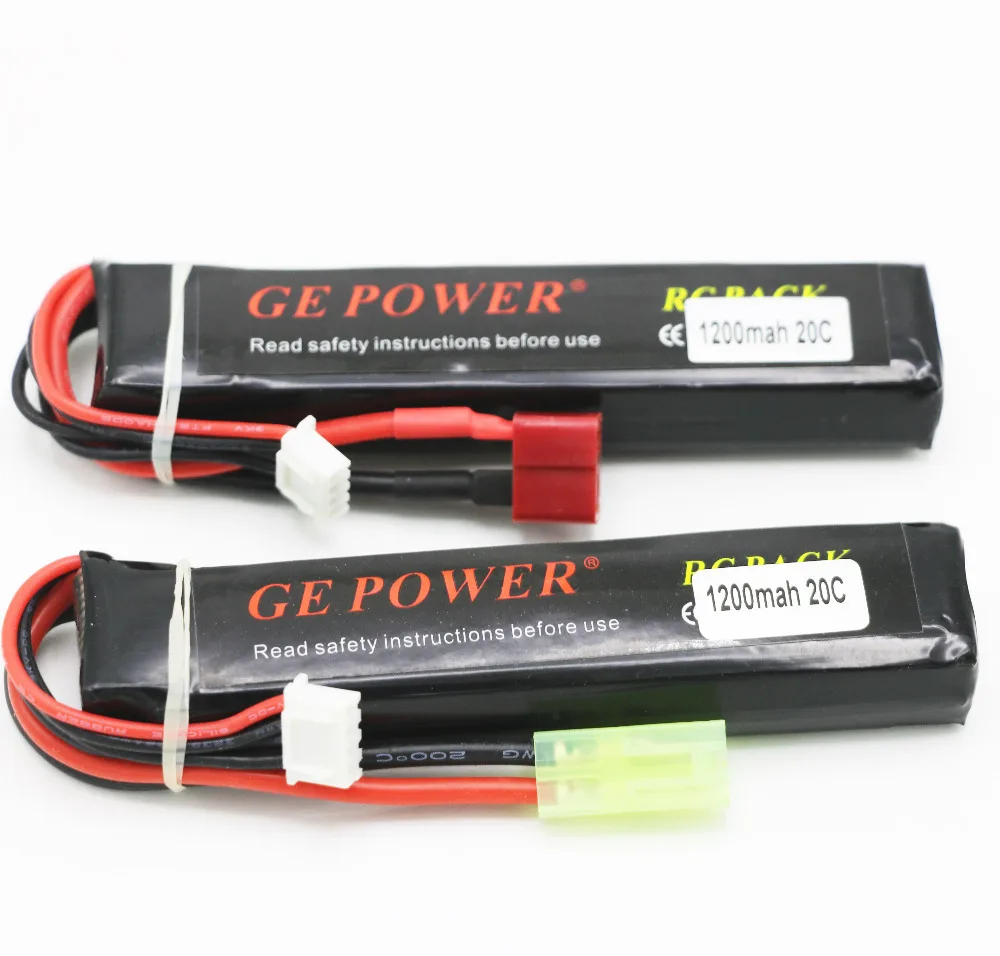 1 шт. GE power RC Lipo батарея 11,1 V 1200MAH 20C 3S AKKU мини-страйкбольная батарея RC модель 40C