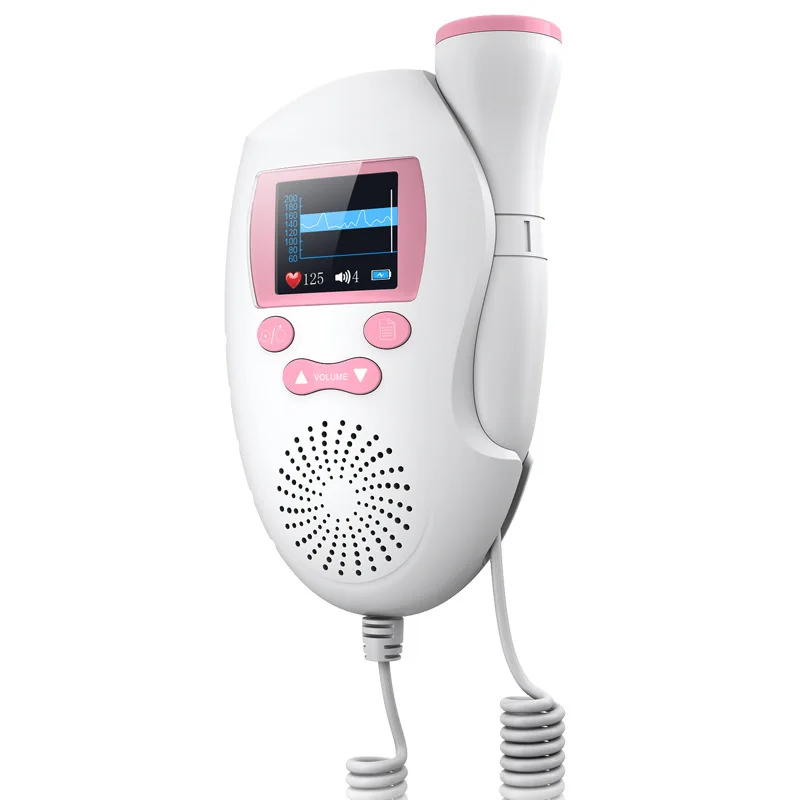 

AF-703 Pocket Heart Beat Monitor Fetal Doppler Pregnant Ultrasonic Fetal Doppler Prenatal Baby Heart Rate Monitor Detection