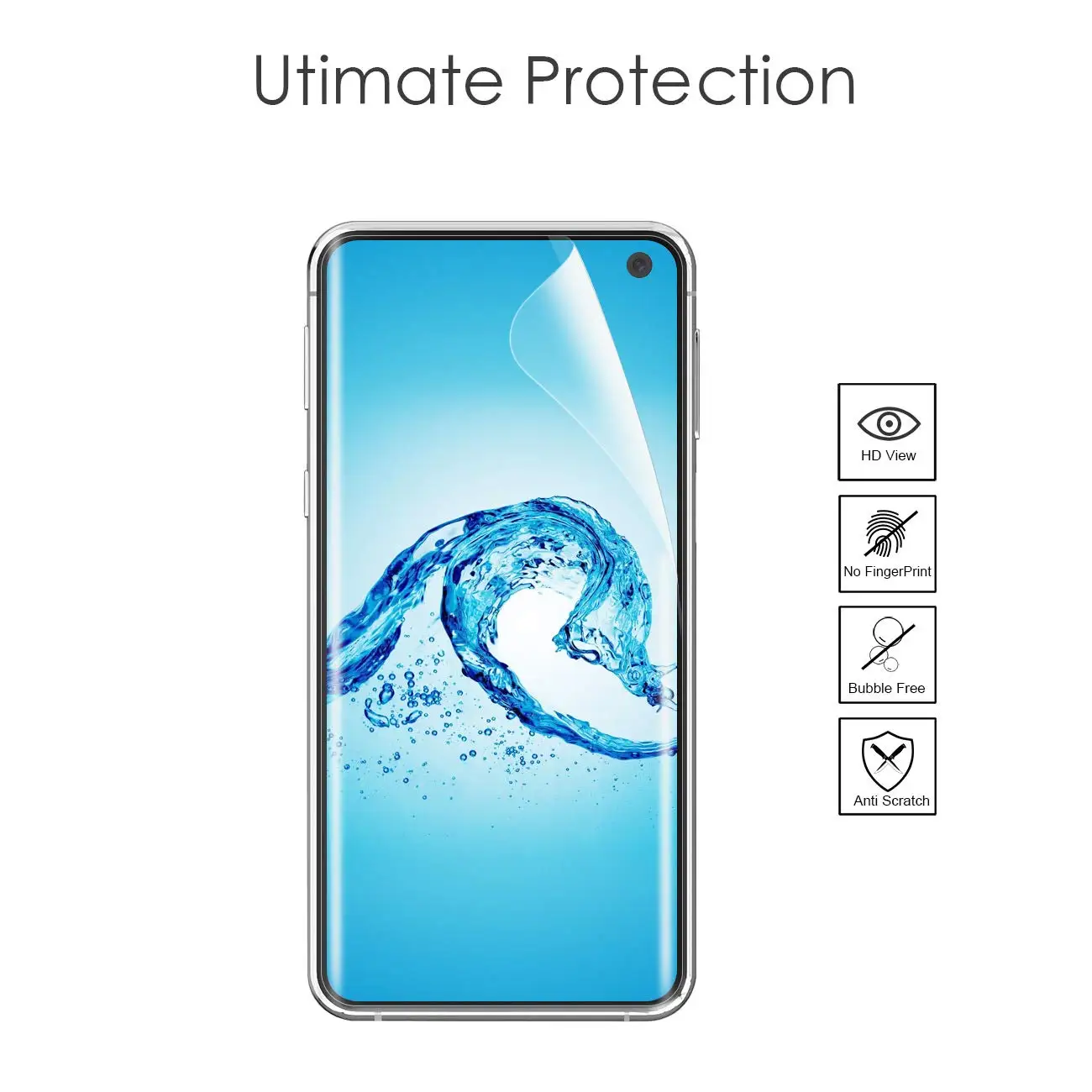 3D полное покрытие экрана протектор ТПУ пленка для Samsung Galaxy S10 Plus 5G ультра мягкая