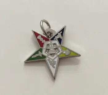 

Free Shipping 10pcs 3/4" Masonic Mason Chapter Eastern Star Charm Jewelry