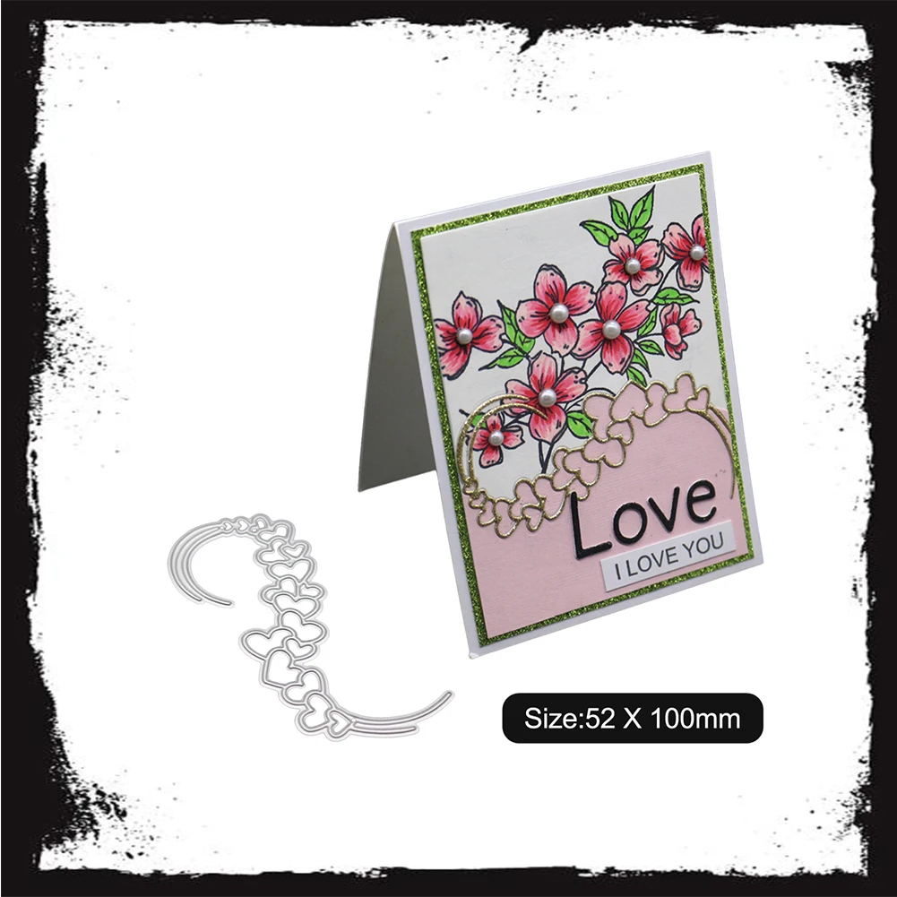 

Creative Small Love Greeting Card Decoration Metal Cutting Dies Stencils for DIY Card Decorative Craft Embossing New Arrivage
