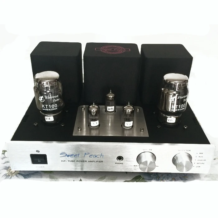 Трубный усилитель IWISTAO KT100 Power Stage 2x13 Вт триодное подключение класс A с концевым