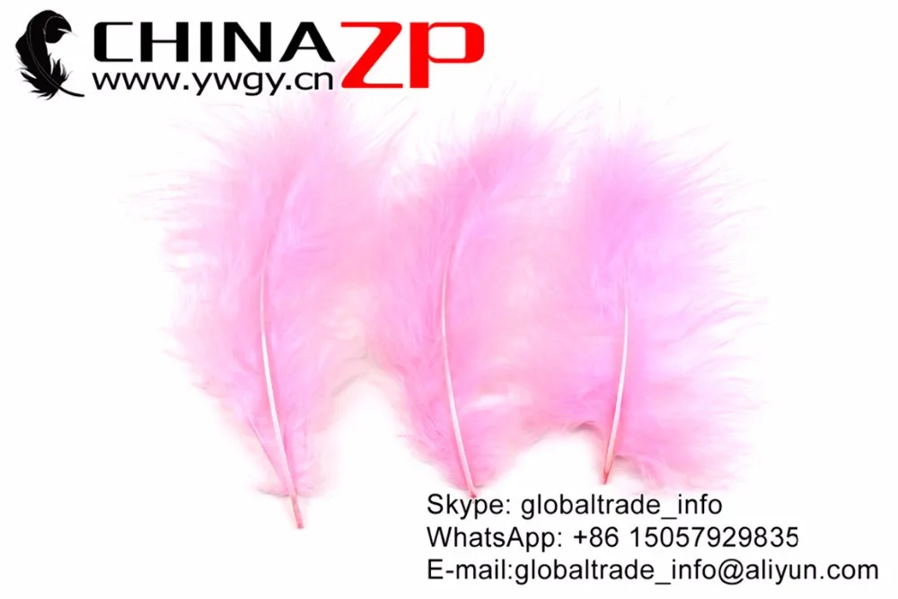 Pink Fluffy marabou plumage feathers (2)