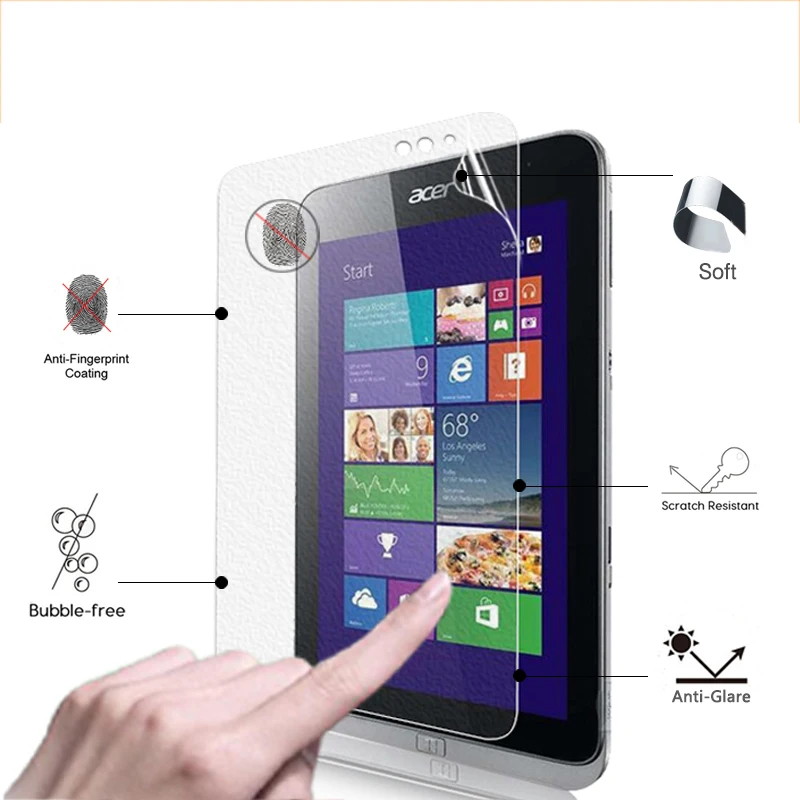 Матовая защитная пленка премиум-класса с антибликовым покрытием для Acer Iconia W4-820 8 0