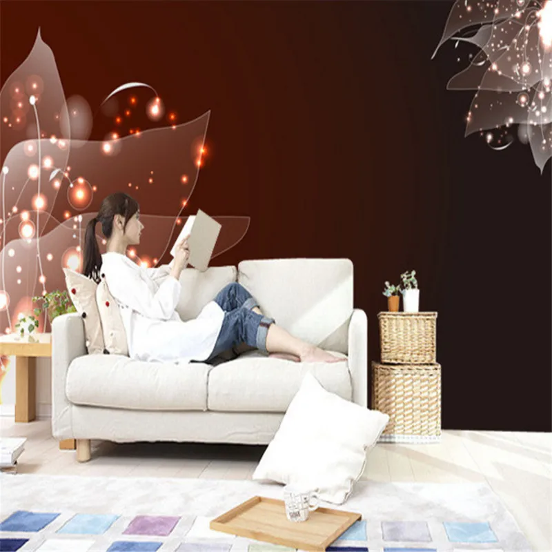

custom modern 3d non-woven photo wallpaper mural 3d European style flower living room bedroom TV background wall home decor