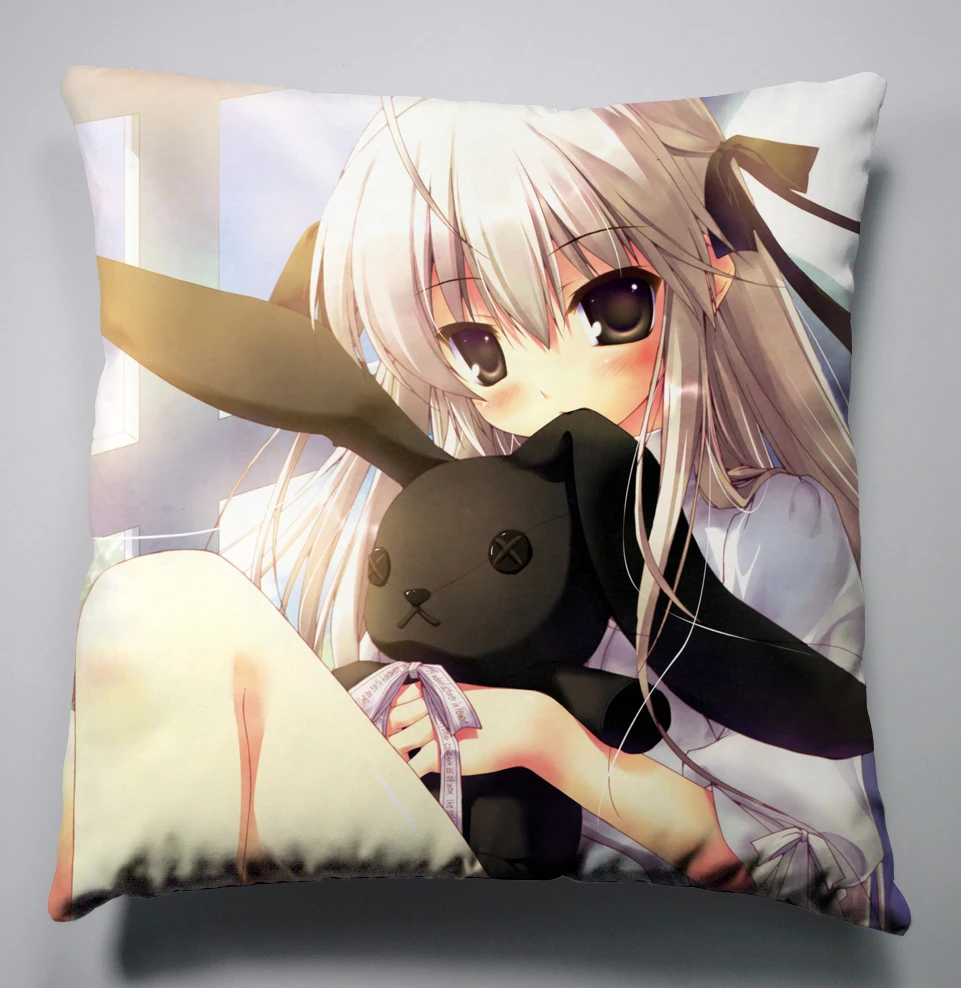 Декоративный чехол для подушки аниме Yosuga no sora Sora Kasugano 40x40 см индивидуальный