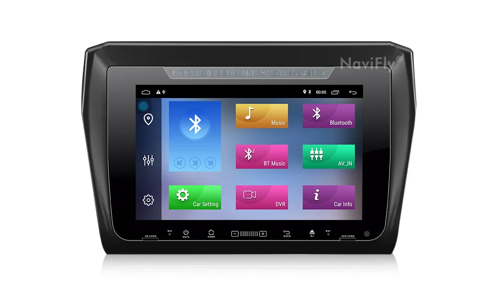 Cheap NaviFly 8 inch 2 Din 2G+32G Android 9.1 car radio gps for SUZUKI Swift 2017 2018 auto stereo multimedia head unit PC 1080P RDS 7
