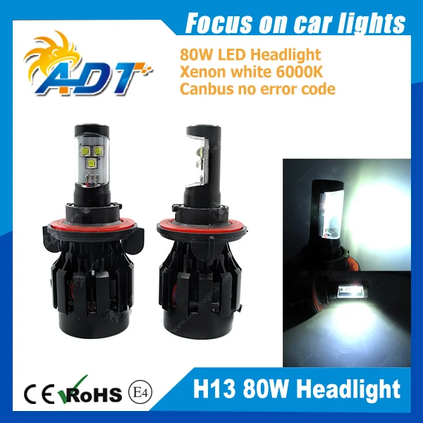 Для Ford Broncos Hummer 40W 6000LM LED H13 hi ближний свет Cre e Высокая мощность Автомобильные фары
