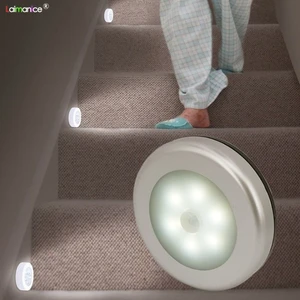 PIR Motion Sensor 6 LED Cabinet Lights Kitchen Bedroom Cupboard Light Wireless Magnetic Corridor Stair Light Night Lamp PIR Motion Sensor 6 LED Cabinet Lights Kitchen Bedroom Cupboard Light Wireless Magnetic Corridor Stair Light Night Lamp