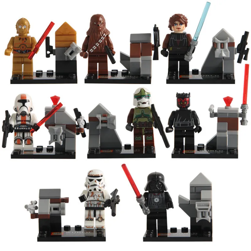 

Compatible LegoINGlys Star Wars Obi-Wan Storm Trooper C3PO Figures Bricks Building Blocks Toys for Kids Gift Starwars MiniFigure