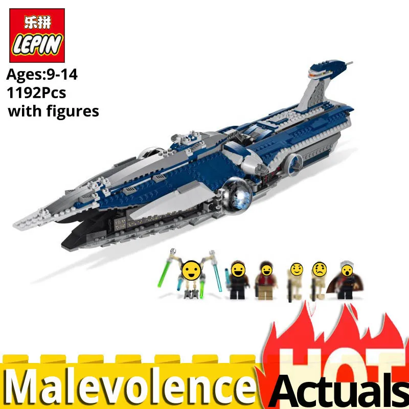 

LEPIN Starwars 05072 Malevolence Warship compatible with legoINGly ship 9515 Building Blocks Brick Toys Model set christmas Gift