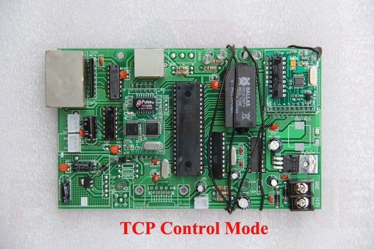 Основные Управление Card 12V TCP/IP газа цен на нефть светодиодный знак Управление доска Применение для всех Размеры светодиодный цифровой номер для газозаправочной станции - Цвет: TCP Control Mode