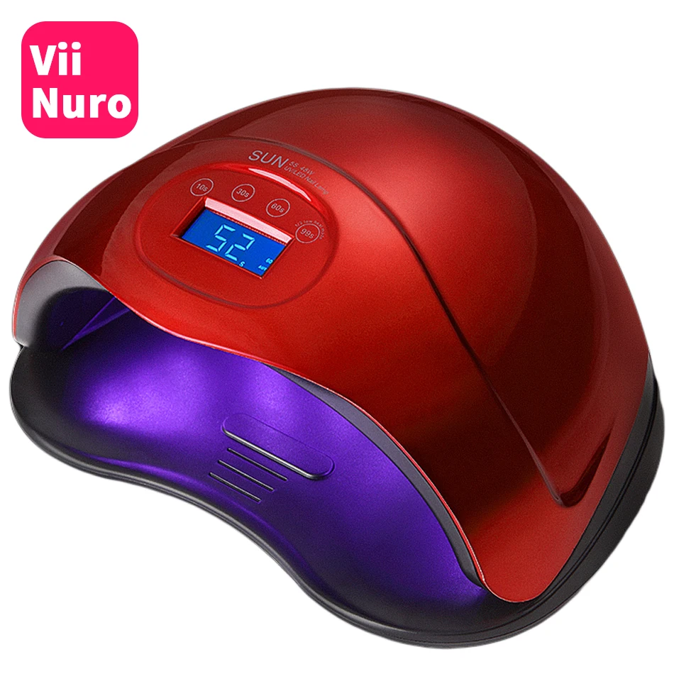 Viinuro 48 Вт ЖК дисплей Дисплей светодио дный УФ лампы Сушилка для ногтей леча все