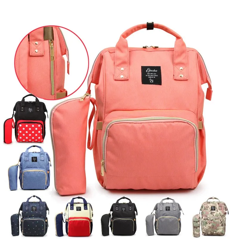

Baby Diaper Bag With USB Interface Large Capacity Waterproof Nappy Bag Kits Mummy Maternity Travel Backpack Nursing Handbag