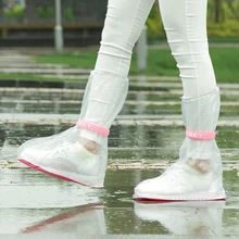 Мужская, женская и детская многоразовая водонепроницаемая обувь для дождливой погоды, чехлы для сапог, велосипедная многоразовая водонепроницаемая обувь