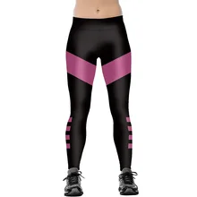 Унисекс 3D цифровой печати фиолетовые полосы эластичные леггинсы для фитнеса хип-хоп вечерние Брюки болельщика брюки ropa mujer