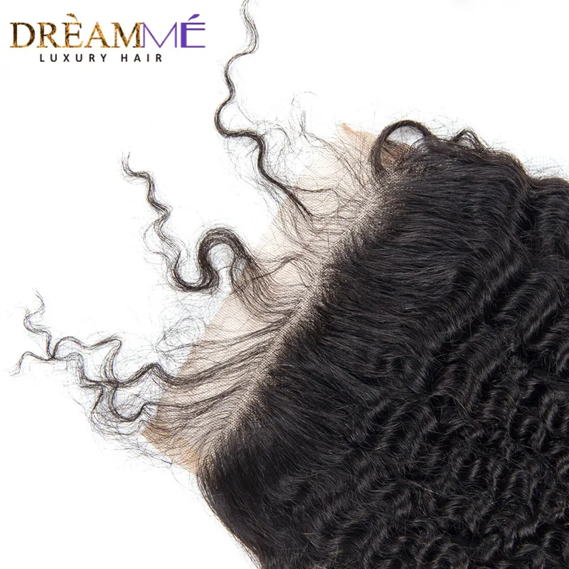 kinky curly human hair lace closure (3)