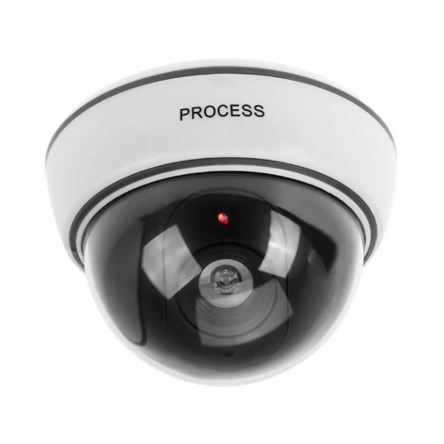 

Wholesale 2x Fake Dummy CCTV Dome Security Camera Flashing LED Indoor Outdoor Warning Sign