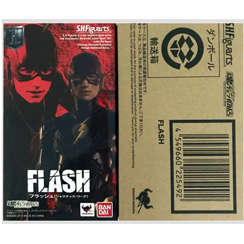 

WSTXBD Original BANDAI Tamashii Nations S.H. Figuarts SHF Flash Justice League Figure Brinquedos Dolls Toys Figurals
