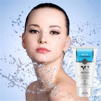 

100g Milk Facial Cleanser Treatment skin care natural Skin whitening soap blackhead remover acne treatment oil control