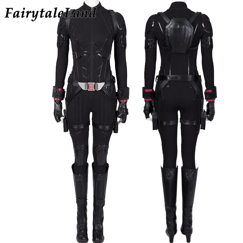 Avengers Endgame Black Widow Cosplay Costume Halloween Women Costumes Avengers 4 Natasha Romanoff costume Black Widow Jumpsuit