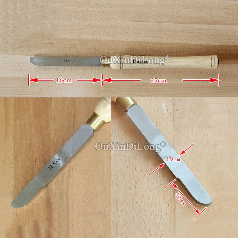 

1PCS High Speed Steel A1023 HSS 3/4" (19mm) 3 in 1 Woodturning Chisel - Scraper, Skew and Gouge JF1678