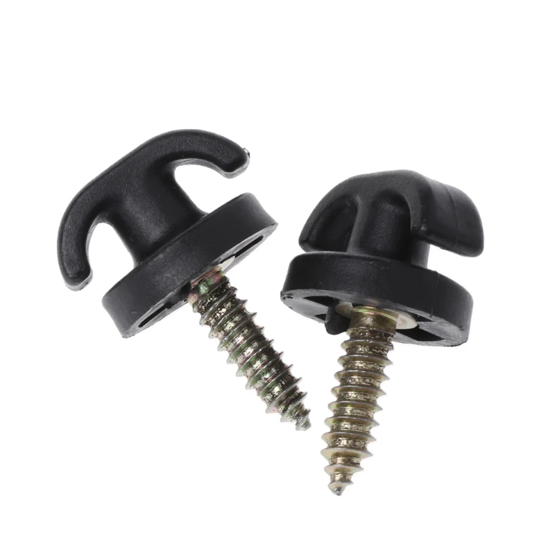 QILEJVS 2 Pcs Universal Car Rear Trunk Envelope Cargo Net Tie Down Hook