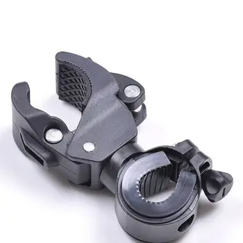 

Cycling Bike Flashlight Mount Holder Bike Support Clip Clamp Lantern Black Bicycle Accessories Outdoor