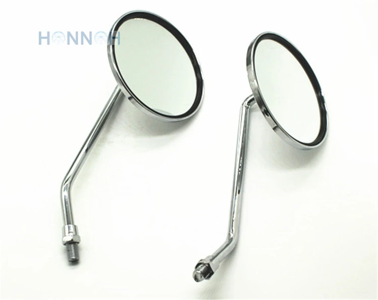 Espejos cromados de para motocicleta, espejo retrovisor ovalado personalizado CF GY6 50cc 150cc, 8MM|motorcycle motorcycle mirrorsmirror custom - AliExpress