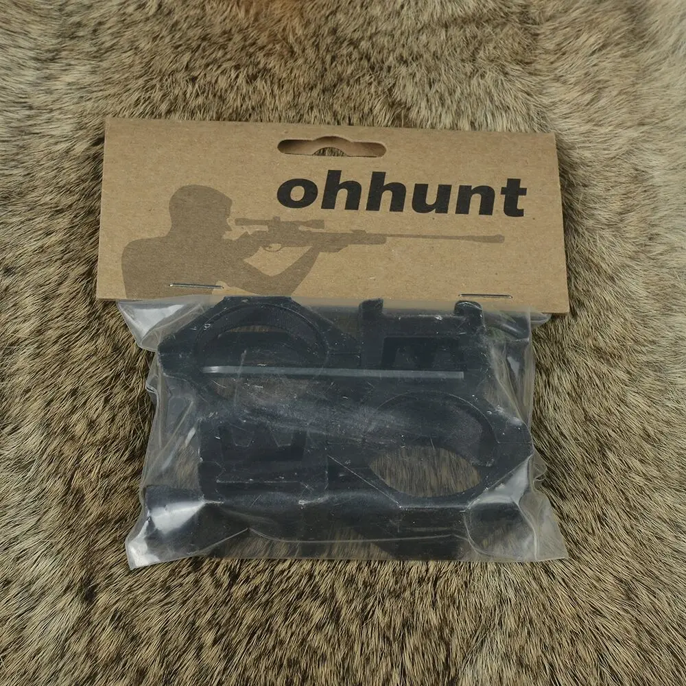 Ohhunt 2 шт. охотничий прицел крепление кольца высокопрофильное Пикатинни Крепление для прицела направляющая для прицела крепление для тактического оптического прицела лазер