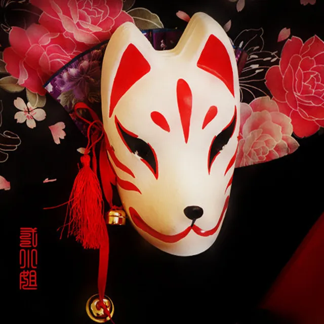 Free Shipping Anime Style Animal Head Japanese Fox Mask Decorative