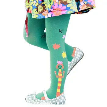 

Autumn Cartoon Baby Girl Elastic Tights Cotton Cute Children Pantyhose For Kid 0-5Years P1