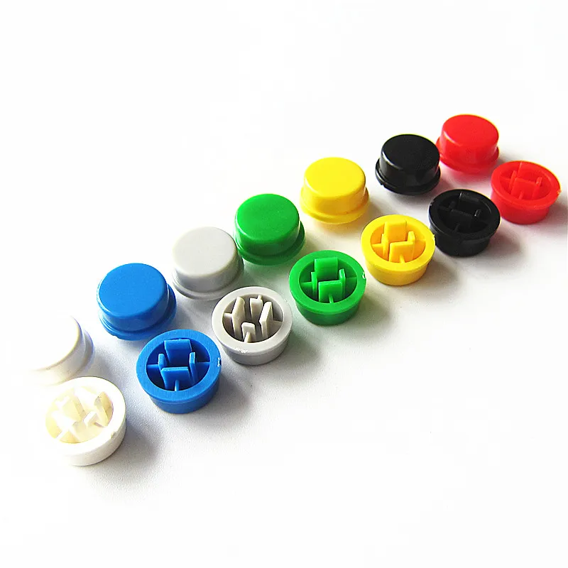 

10pcs/lot Round Switch Button Cap A24 Can Be Used with 12*12*7.3 Switch (7 Colors)