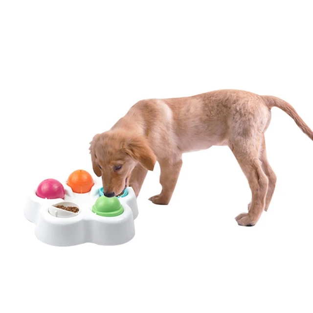 Pet smart fun toy food bowl puzzle bowl for all animal exercise pet
