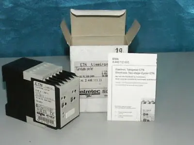 

DHL/EMS 5 LOTS Schiele Entrelec ETN Timetron Two-Stage Cycler -A1