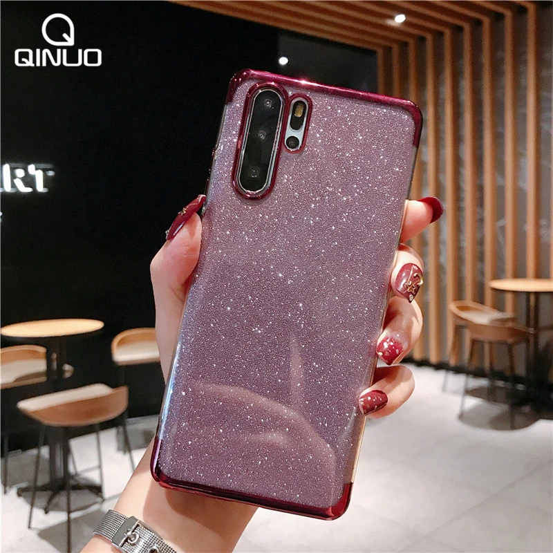 Для Huawei P8 P9 P10 P20 P30 Pro Lite P Smart Z Plus 2019 Блестящий телефонный чехол для Nova 2i 2S 3i 3e 4 4e