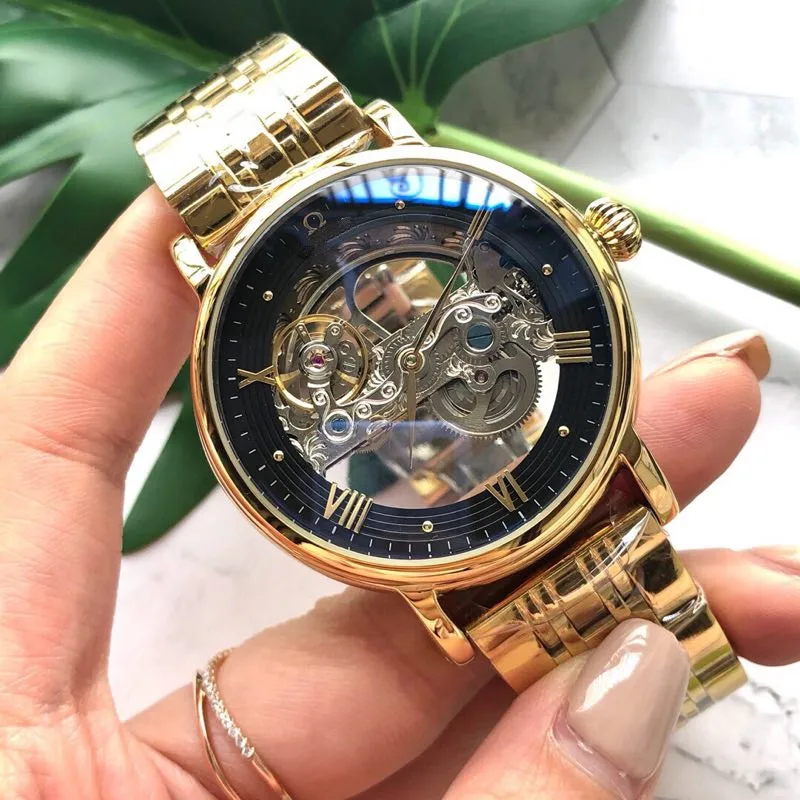 

Mens Watches Top Brand Runway Luxury European Design Automatic Mechanical Watch A0512