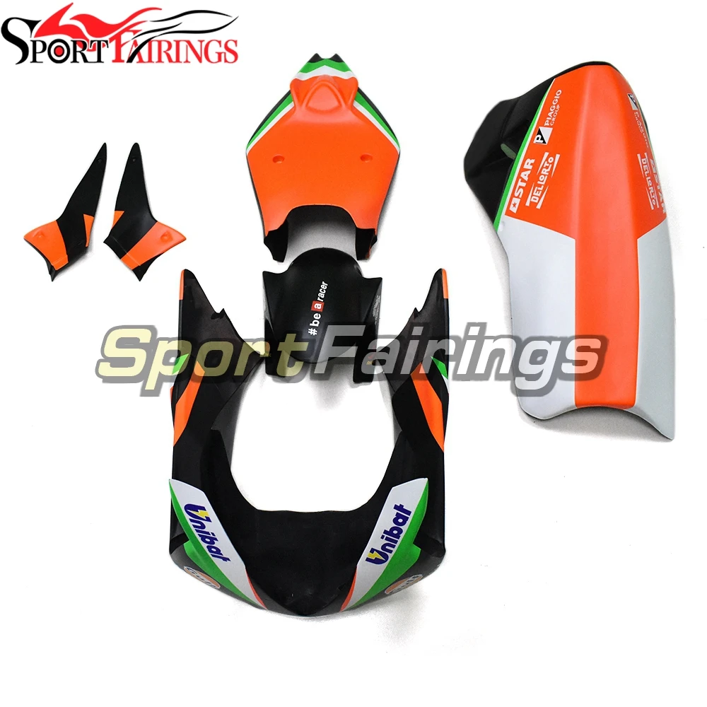 Капоты для Aprilia RSV4 1000 2010 10 11 12 13 14 15 стекловолокнистый материал тела Наборы накладки на мотоциклы красные, черные зеленые покрытия