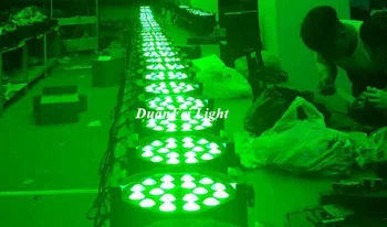 

12pcs Aluminum Alloy LED Par 18x10W RGBW Lighting Zoom Function Washing Smooth Dimmer Perfect For Club