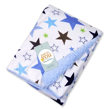 

Summitkids Sherpa Fleece Baby Blanket Unisex Newborn Swaddle Wrap Super Soft Baby Receiving Blanket Warm Cobertor Baby Bedding