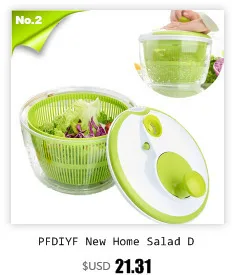 PFDIYF New Home Salad Dryer Vegetable Fruit Drain basket Dehydrator Shake Water Basket Multifunction Kitchen Mix Salad Tools