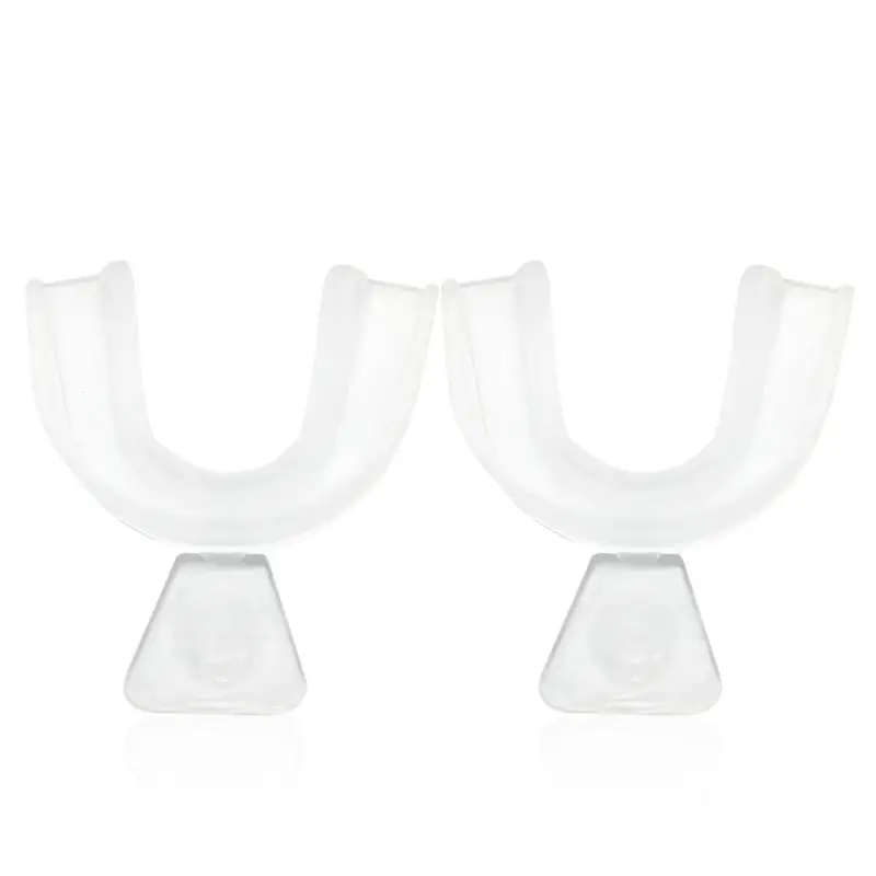 Transparent Teeth Whitening Dental Trays Silicone Rubber Impression
