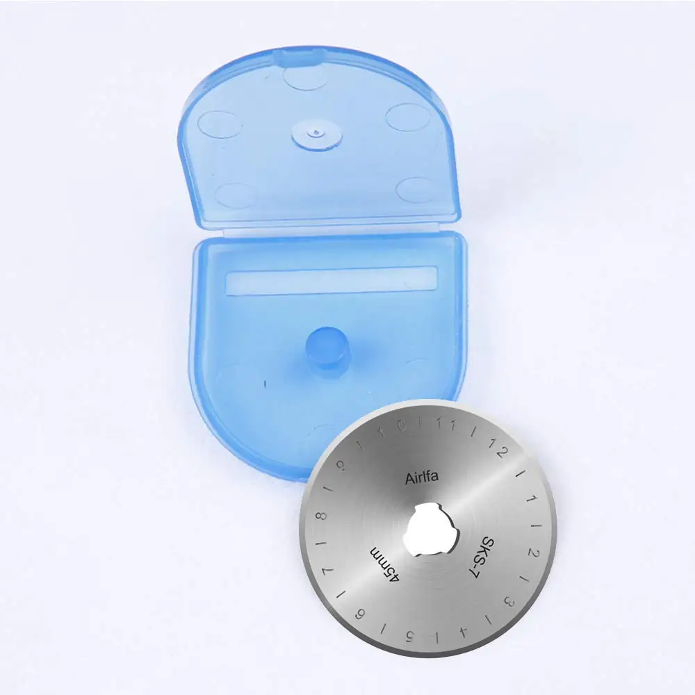 

50PCS 45mm Rotary Cutter Disc Replacement Refill Blades Fabric Vinyl Airlfa rotary blades