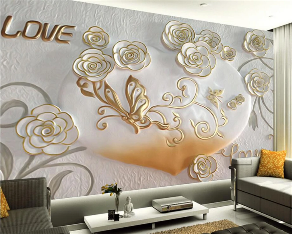 Toko Online Relief Beibehang 3d Wallpaper Modern Sederhana Tiga
