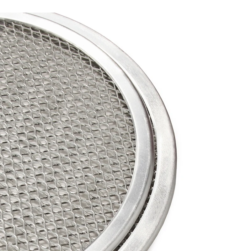 MAY FIFTEENTH Bakeware Pizza Tools Round Aluminum Pizza Screen Baking Tray Net Mesh Pizza Stone Pan Metal Baking Accessory 062