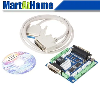 

Argedo Free Shipping CNC 5 Axis Mach3 Interface Board, Breakout Board Input 5V DC for Stepper Motor Driver #SM403 @CF