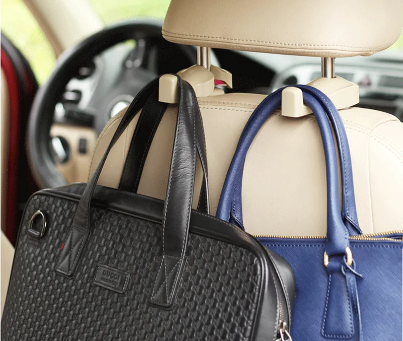 

2PCS Car Seat hook Hanger Purse Bag Holder for Renault 2 button Clio Scenic Megane 2 Duster Sandero Captur Twingo Modus