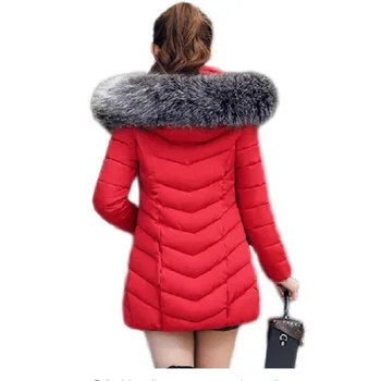 

New Warm Women Jacket 2019 Fashion Women Coat Parkas Mujer Hooded Thick Winter Coat Slim Women Warm Parkas Women's Abrigo Mujer